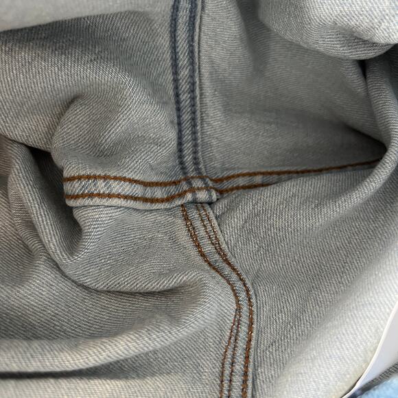 NWT Abercrombie Fitch 90s Straight Leg Ultra High Rise Jeans Women's 34 18 Short - Picture 9 of 12